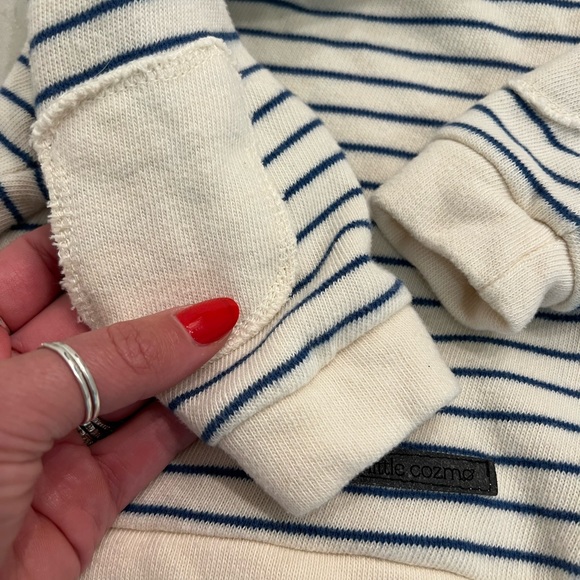 My Little Cozmo Stripe Playset in Navy and Cream - Picture 4 of 9